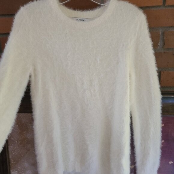 Elle High Rise Denim Jeans Size 4 & Old Navy Fuzzy Sweater XSmall - Picture 8 of 16